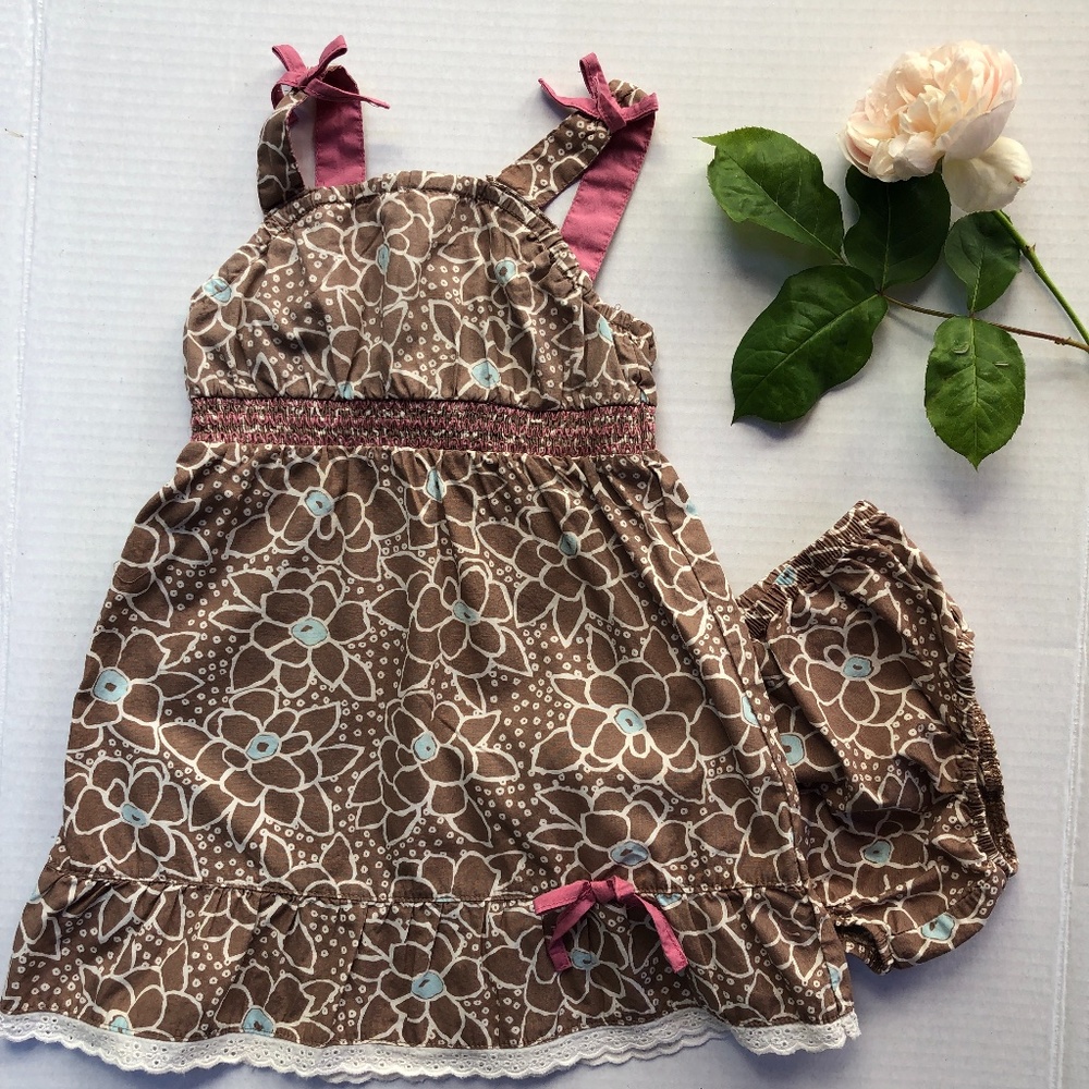 Genuine Kids from Oshkosh Floral Dress - 18m